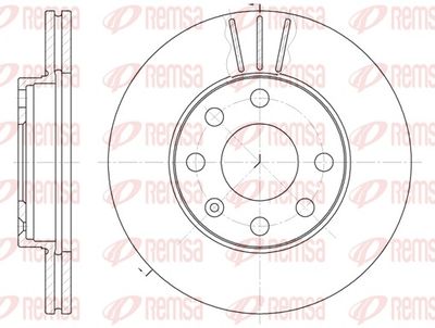 Brake Disc REMSA 6061.10