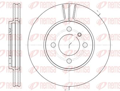 Brake Disc REMSA 6062.10