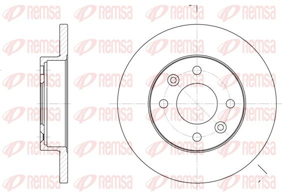 REMSA 6067.00 Brake Disc