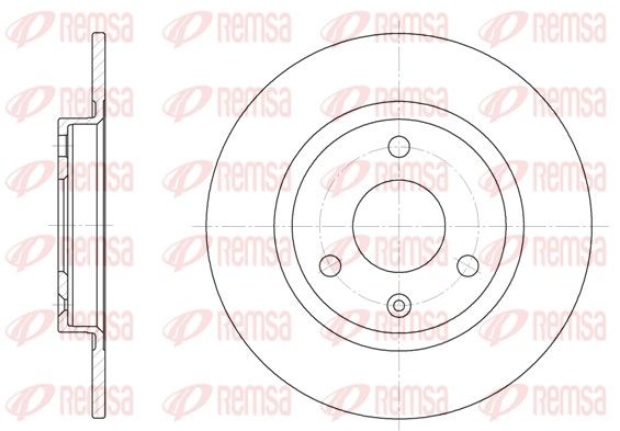 REMSA 6070.00 Brake Disc