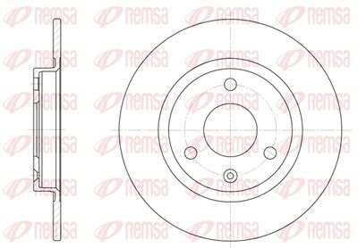 Brake Disc REMSA 6070.00