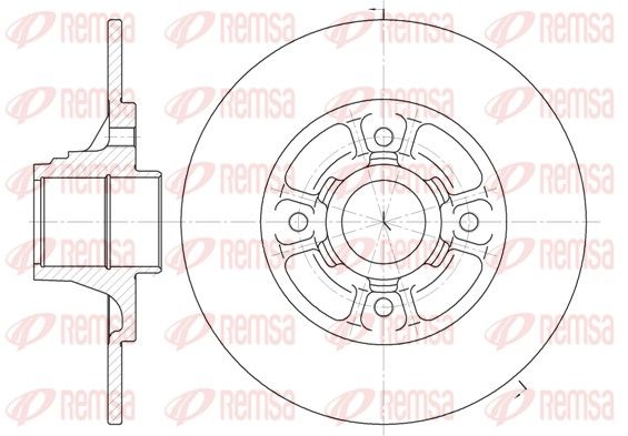 REMSA 6073.00 Brake Disc