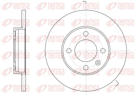 REMSA 6088.01 Brake Disc