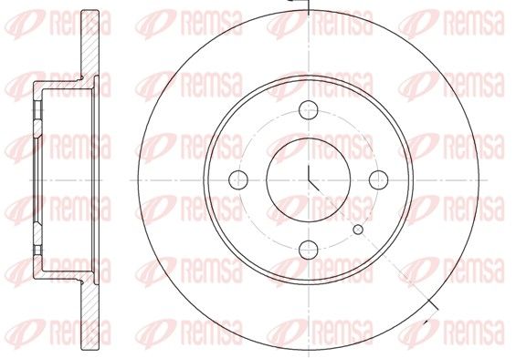 REMSA 6090.00 Brake Disc