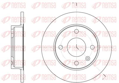 Brake Disc REMSA 6094.00