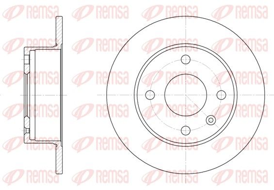 REMSA 6095.00 Brake Disc