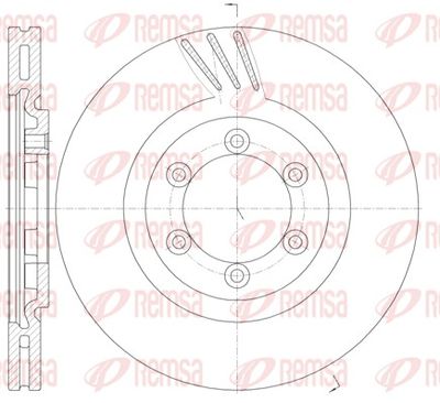 Brake Disc REMSA 61000.10