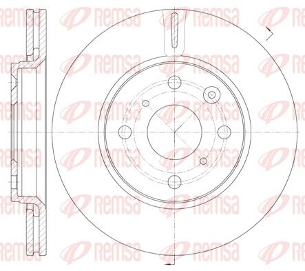 REMSA 61003.10 Brake Disc