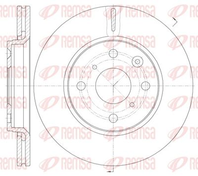 Brake Disc REMSA 61003.10