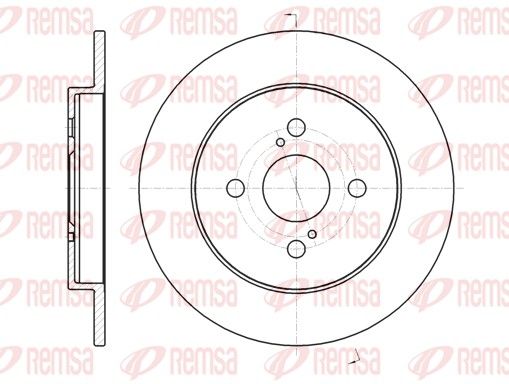REMSA 61004.00 Brake Disc