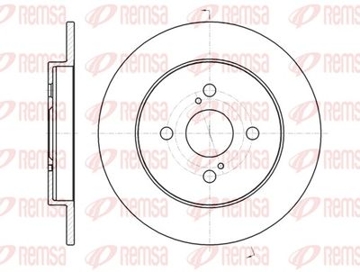 Brake Disc REMSA 61004.00