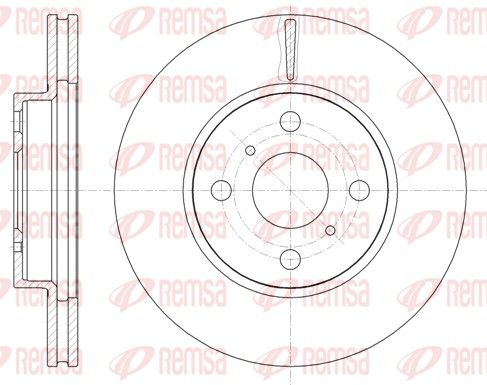 REMSA 61005.10 Brake Disc