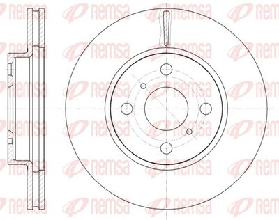 Brake Disc REMSA 61005.10