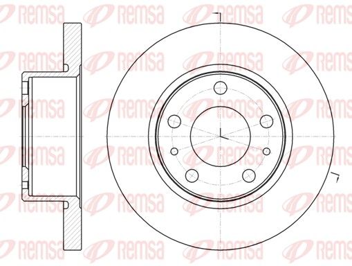 REMSA 61007.00 Brake Disc