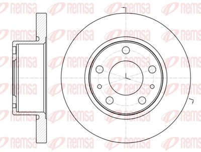 Brake Disc REMSA 61007.00