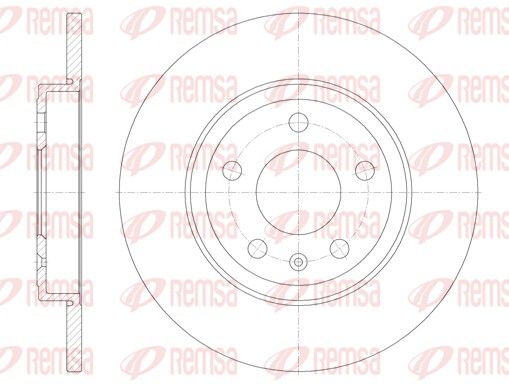 REMSA 61011.00 Brake Disc