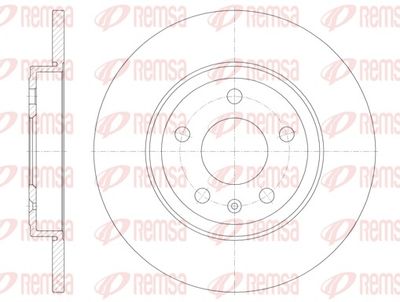 Brake Disc REMSA 61011.00
