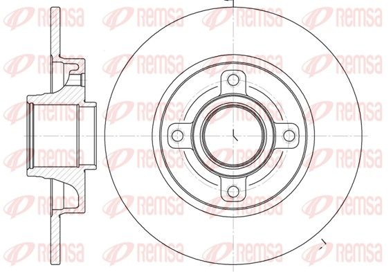 REMSA 61014.00 Brake Disc