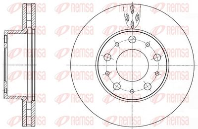 Brake Disc REMSA 61015.10
