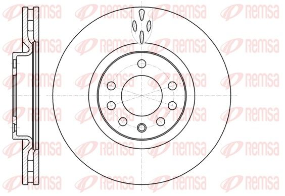REMSA 61017.10 Brake Disc