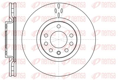 Brake Disc REMSA 61017.10