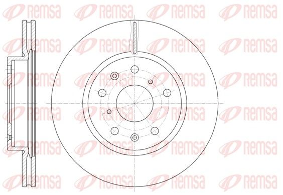 REMSA 61018.10 Brake Disc