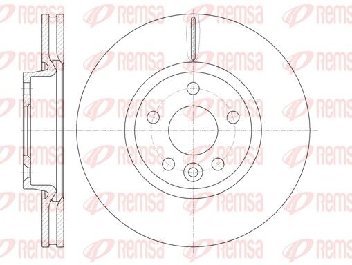 REMSA 61019.10 Brake Disc