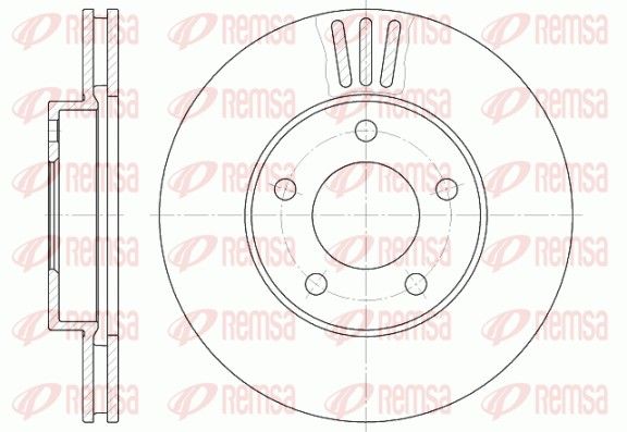 REMSA 61020.10 Brake Disc