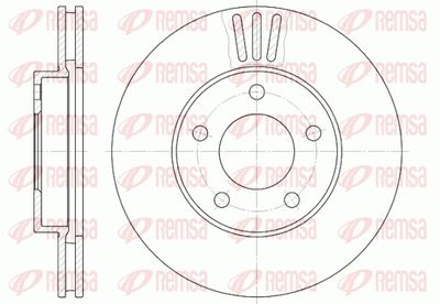 Brake Disc REMSA 61020.10
