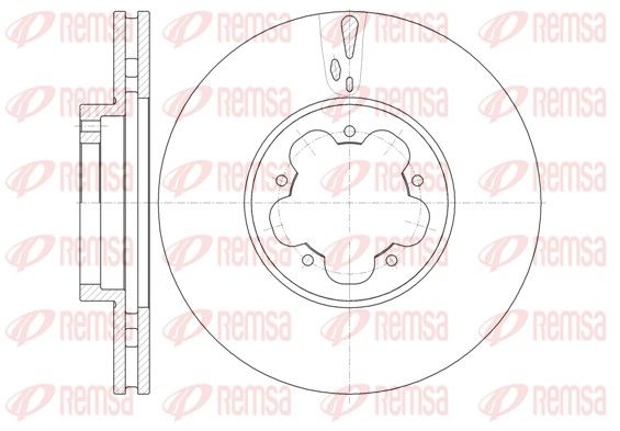 REMSA 61022.10 Brake Disc
