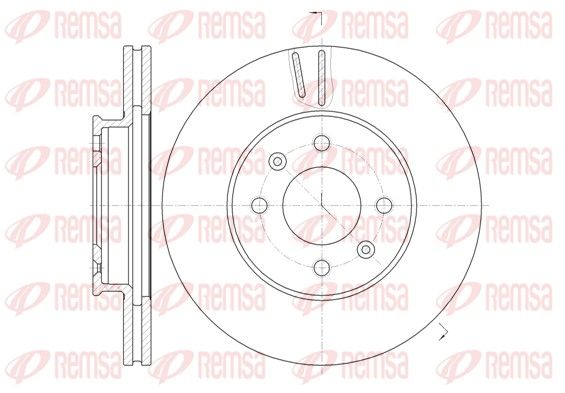 REMSA 61023.10 Brake Disc