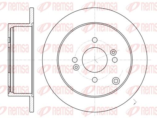 REMSA 61024.00 Brake Disc