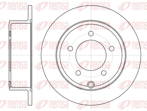 REMSA 61025.00 Brake Disc