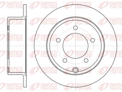 Brake Disc REMSA 61025.00