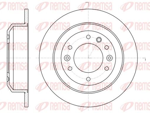 REMSA 61027.00 Brake Disc