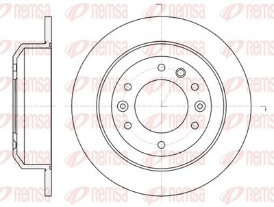 Brake Disc REMSA 61027.00