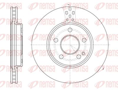 Brake Disc REMSA 61029.10