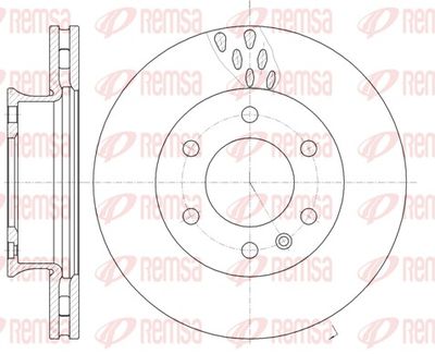 Brake Disc REMSA 61034.10