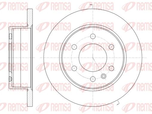 REMSA 61035.00 Brake Disc