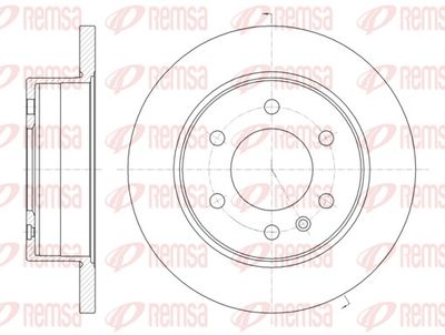 Brake Disc REMSA 61035.00
