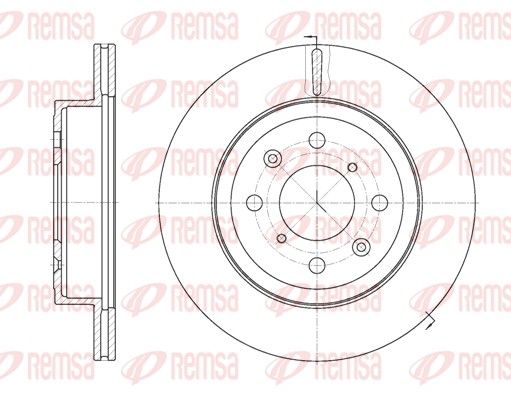 REMSA 61038.10 Brake Disc