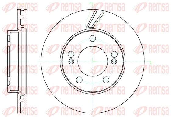 REMSA 61040.10 Brake Disc