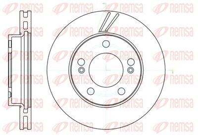 Brake Disc REMSA 61040.10