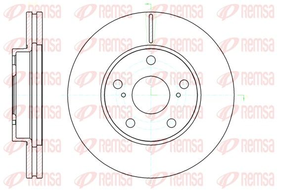 REMSA 61043.10 Brake Disc