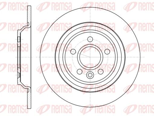 REMSA 61045.00 Brake Disc