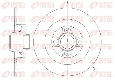 Brake Disc REMSA 61047.00