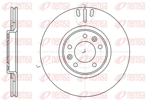 REMSA 61051.10 Brake Disc