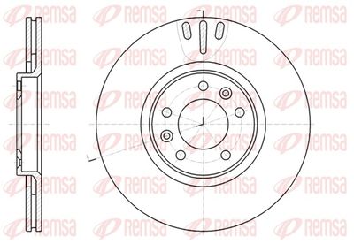 Brake Disc REMSA 61051.10