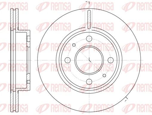 REMSA 6105.10 Brake Disc