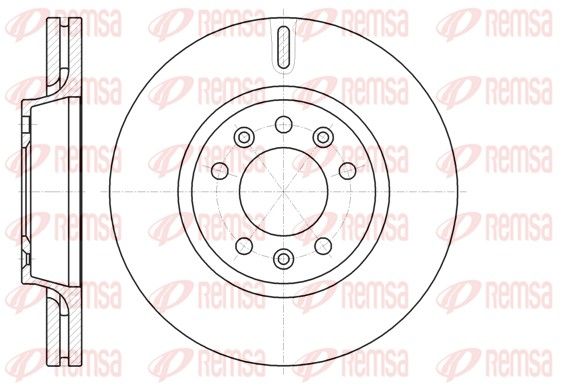 REMSA 61052.10 Brake Disc